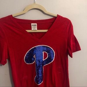 Victoria’s Secret PINK Phillies Sequin Top